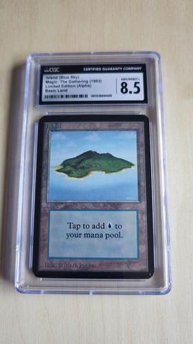 Magic mtg island alpha cgc - mtg,