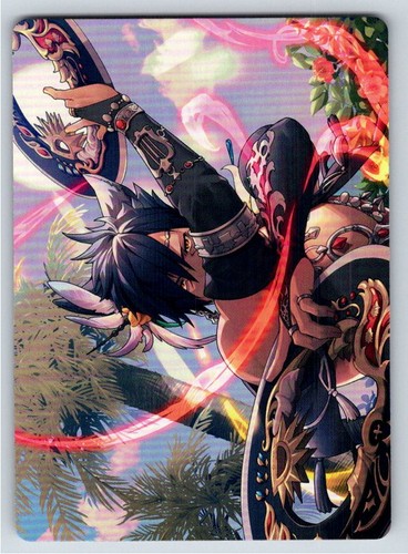 Dancer chakrams art - art, card