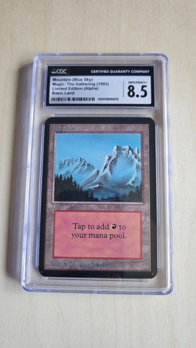 Magic mtg mountain - magic, cgc