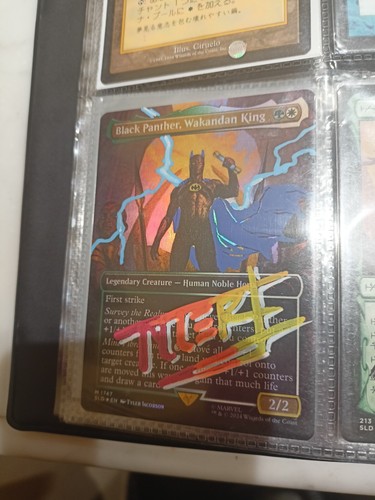 Black panther mtg magic - black, marvel