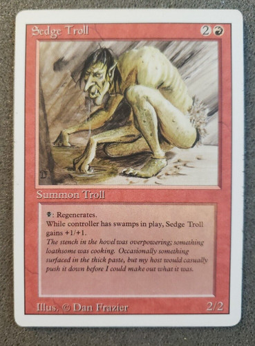 Sedge troll revised - troll,