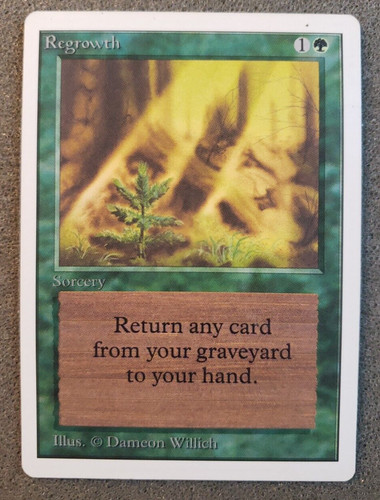 Mtg regrowth unlimited edition - mtg,