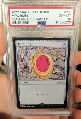 Mtg magic mox - magic, ruby